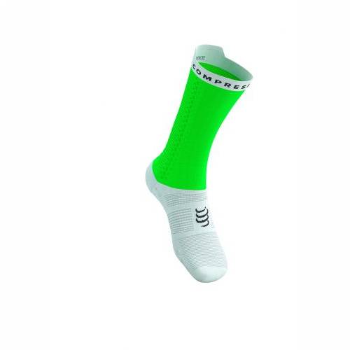 ČARAPE COMPRESSPORT PRS V4.0 BIKE NEON GREEN/WHITE, T3 Cijena