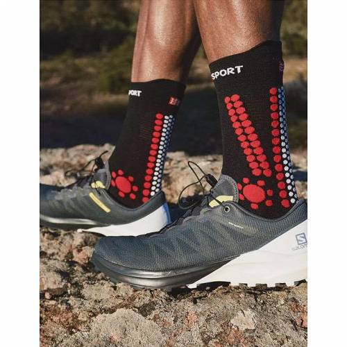 ČARAPE COMPRESSPORT PRS V4.0 TRAIL BLACK/RED, T3 Cijena