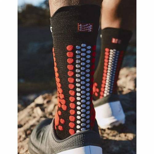 ČARAPE COMPRESSPORT PRS V4.0 TRAIL BLACK/RED, T3 Cijena