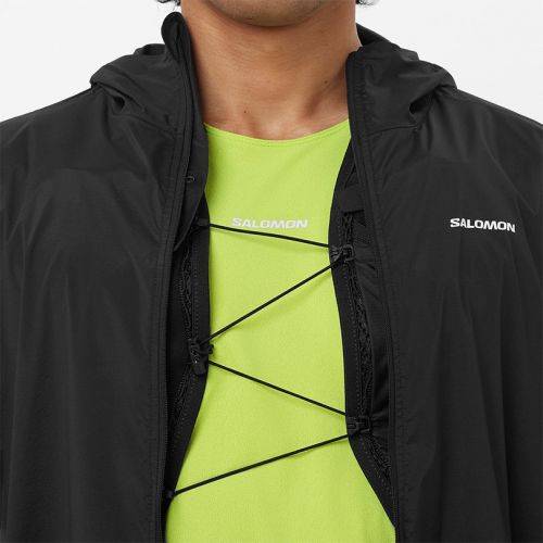 JAKNA SALOMON SENSE AERO WIND JKT M BLACK, L Cijena
