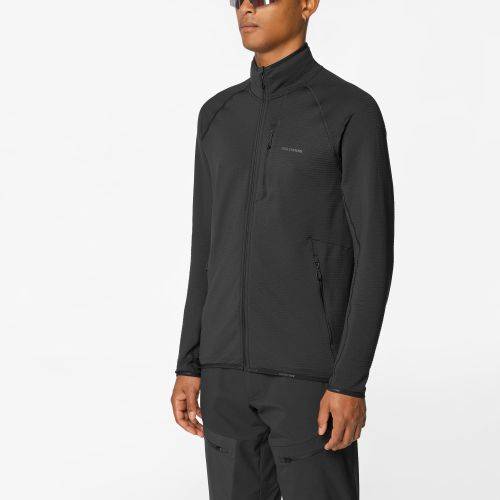 MAJICA FLEECE SALOMON ESSENTIAL LIGHTWARM FZ M DEEP BLACK, M Cijena