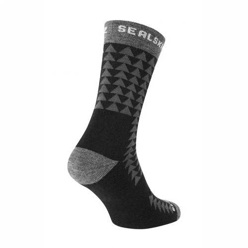 ČARAPE SEALSKINZ HILGAY MERINO MID RUNNING SOCK BLACK, M Cijena