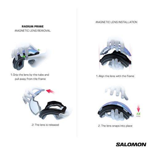 SKI MASKA SALOMON RADIUM PRIME SIGMA PHOTO BLACK/Poppy Red Cijena