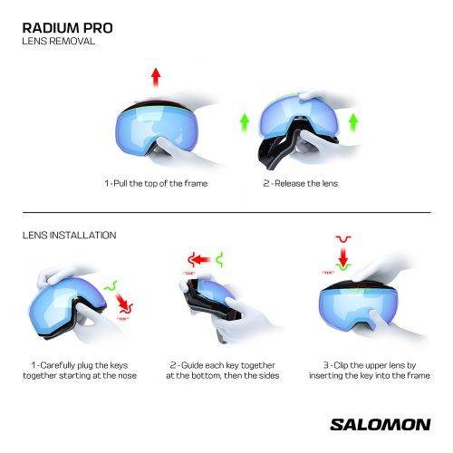 SKI MASKA SALOMON RADIUM PRO SIGMA PHOTO WHITE/Sky Blue Cijena
