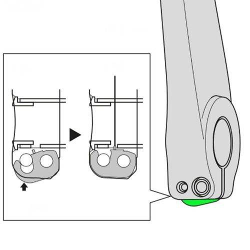 SIGURNOSNA PLOČICA SHIMANO LEFT ROAD CRANK ARM - Y1GE98050 Cijena