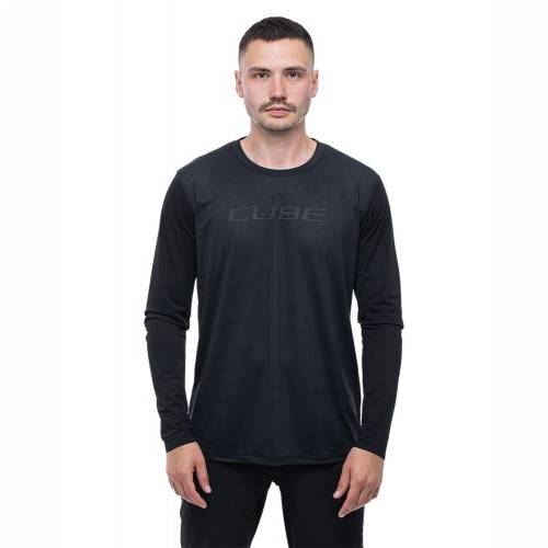 MAJICA CUBE ROUND NECK PRO L/S BLACK, L Cijena