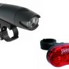 SVJETLO PREDNJE NA BATERIJE 3XLED 2F (crno)+ BLJESK.II 3LED/3F  SMART