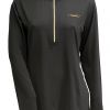 SKI MAJICA REUSCH TURTLENECK SUPREME WOMEN ZIPPER BLACK/GOLD, XS