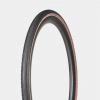 V. GUMA BONTRAGER GIRONA RSL GR TLR GRAVEL TYRE, BLACK/TAN 700C X 42MM