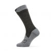 ČARAPE SEALSKINZ RAYNHAM WP ALL WEATHER MID SOCK BLACK/GREY MARL, XL