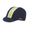KAPA SEALSKINZ SYDERSTONE WP ALL WEATHER STRIPE CYCLE CAP NAVY/GREEN, L/XL