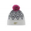 KAPA EISBAR ZIGGY OS POMPON MU WHITE-GRAUMELE-PITTIPINK