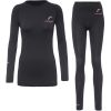 BASELAYER SET LADY REUSCH WARM 7715 BLACK/BEGONIA PINK, M