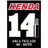 ZRAČNICA 14X1.75/2.125 (47/57-254/263) AV 35MM, BOX, KENDA