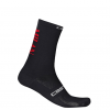 ČARAPE CASTELLI ROSSO CORSA PRO 18 BLACK, L/XL