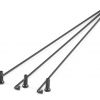 ŽBICA 2X302MM SA NIPLOM, BOJA:CRNA