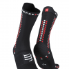 ČARAPE COMPRESSPORT PRS V4.0 BIKE BLACK/RED, 45-48