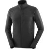 MAJICA FLEECE SALOMON ESSENTIAL LIGHTWARM FZ M DEEP BLACK, L