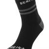 ČARAPE SEALSKINZ MAUTBY WP WARM WEATHER ANKLE  SOCK WITH HYDROSTOP BLACK, M