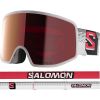 SKI MASKA SALOMON SENTRY PRO SIGMA TRANSCULENT FROZEN/Fire Red